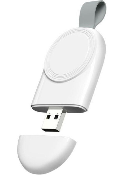 Apple Watch Uyumlu Için Manyetik Şarj Aygıtlı Anahtarlık Tipi USB Adaptör