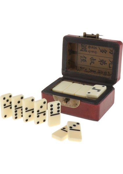 Domino Saklama Kutusu İle Set Geleneksel Klasik Eğlence Eğlence Parti Masa Masası Oyunları Oyuncak | Domino (Yurt Dışından)