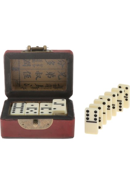 Domino Saklama Kutusu İle Set Geleneksel Klasik Eğlence Eğlence Parti Masa Masası Oyunları Oyuncak | Domino (Yurt Dışından)