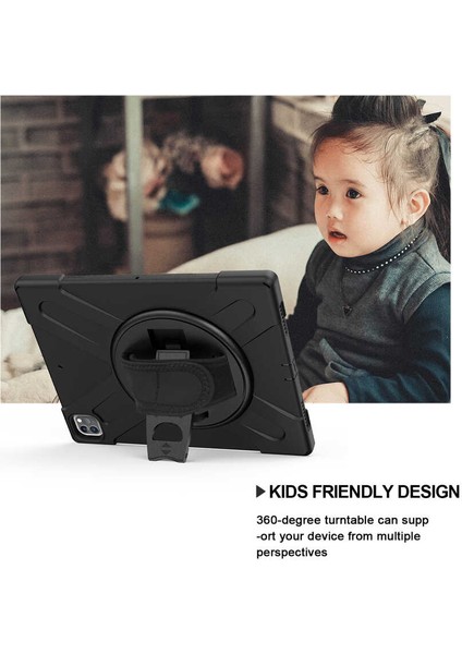 Apple iPad Pro 11 Inç Uyumlu 360° Dönebilen Standlı Premium Tablet Kılıfı modelleri