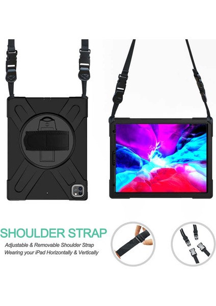 Apple iPad Pro 11 Inç Uyumlu 360° Dönebilen Standlı Premium Tablet Kılıfı fırsatları
