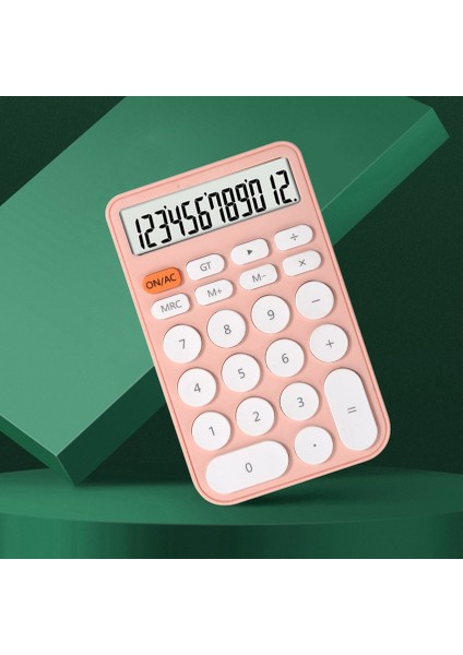 Cep Hesaplama, Mini Standart Fonksiyon Masaüstü Hesaplama 12 Haneli El Telefon Boyutu Hesap Makinesi Öğrenme Ofis | Hesap Makineleri (Pembe) (Yurt Dışından)