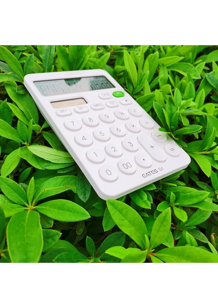 12 Haneli Masa Hesap Makinesi Büyük Düğmeler Finansal Iş Muhasebe Aracı Beyaz Mavi Turuncu Büyük Düğmeler Pil Ve Güneş Enerjisi | Hesap Makineleri (Beyaz) (Yurt Dışından) fırsatları