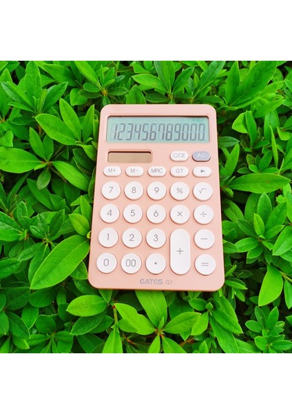 12 Haneli Çalışma Masası Hesap Büyük Düğmeler Finansal Iş Muhasebe Aracı Beyaz Mavi Turuncu Büyük Düğmeler Pil Ve Güneş Enerjisi | Hesap Makineleri (Turuncu) (Yurt Dışından)