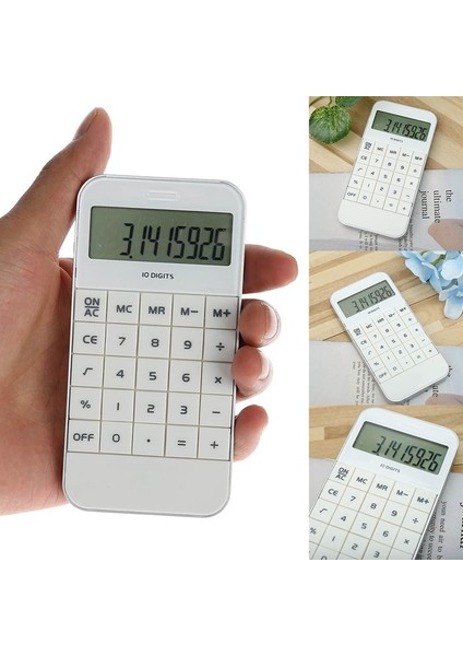 Basit Hesaplama 10 Haneli Matematik Hesap Makinesi Öğrenci Ofisi Kırtasiye Için Zamanlama Fonksiyonlu | (Beyaz) (Yurt Dışından) fiyatları