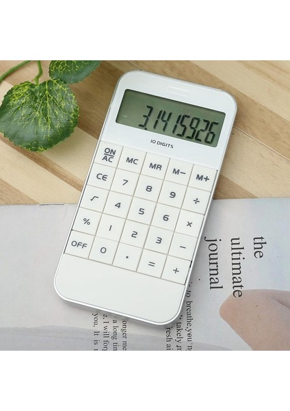 Basit Hesaplama 10 Haneli Matematik Hesap Makinesi Öğrenci Ofisi Kırtasiye Için Zamanlama Fonksiyonlu | (Beyaz) (Yurt Dışından) modelleri