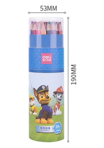 36 Renkler Ahşap Pastel Renkli Kalem Okul Için Set Çizim Paw Devriye Ofis Sanat Kaynağı Geliştirin Hediye Kalemler | Renkli Kalemler (Yurt Dışından)