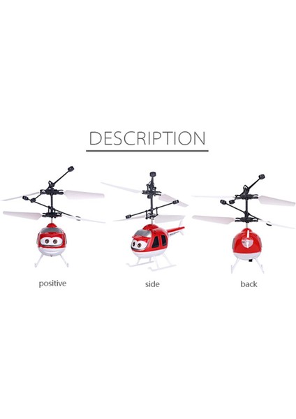 Mini Kızılötesi Sensör Helikopter Uçak 3D Gyro Helikoptero Elektrikli Mikro Helikopter Oyuncak Hediye Çocuklar Için | Rc Uçaklar (Kırmızı) (Yurt Dışından)