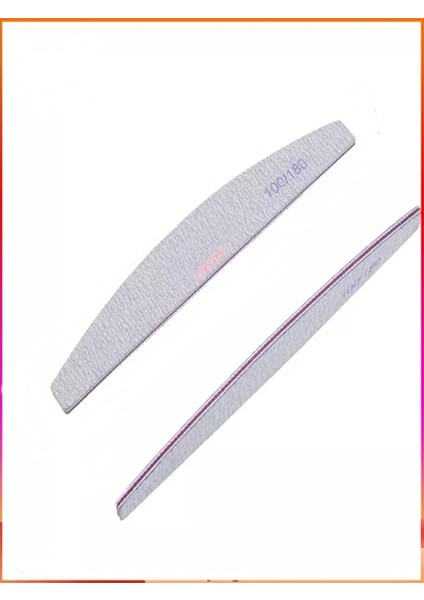Profesyonel Kağıt Törpü 100/180 (Sert) Protez Tırnak Için 100/180