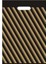 Çizgili Siyah Poşet (No 4) 150 Adet 40X50 cm Takviyeli Diagonal Poşet Mağaza Poşeti 2