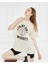 Bej Renk Oversize Unisex Tshirt 1