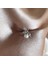 925 Ayar Gümüş Perili Piercing/küpe. Bar Uzunluğu 6mm 2