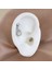Cerrahi Çelik Damla Taşlı Piercing - Bar Uzunluğu 6 mm - 1 Adet 3