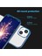 Apple iPhone 13 Uyumlu Arkası Şeffaf Kenarları Şerit Tasarım Telefon Kılıfı 3