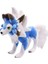 25CM Anime Lycanroc Peluş Oyuncak - Beyaz (Yurt Dışından) 1