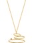Gold Elips Kolye 1