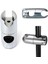 Ayarlanabilir Abs Krom Banyo 360° Raylı Duş Başlığı Slider Braketi Tutacağı 1