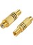 20 Adet Kaplama Aurum Rca Dişi Jack Ses Kablosu Konnektör Adaptörü Lotus Rca Fiş Çoğaltıcı Adaptörü Mikser Amplifikatörleri Için 3