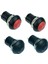On-Off Mandal Suya Dayanıklı 12MM Basmalı Düğme Anahtarı Spst 2A IP67, Kırmızı 4