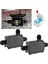 2 Adet Hava Koşullarına Dayanıklı IP66 Dış/harici Bağlantı Kutusu 3-Kablo Konnektör Can Yeraltı Kablo Kılıfı Için 4-8 mm Kablo Çapı Pg9(Yurt Dışından) 4