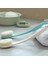 Uzun Saplı Peeling Vücut Duşu Sırt Fırçası Masaj Scrubber-Beyaz 2