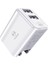 Modo Mini USB Soket Şarj Cihazı Çift Bağlantı Noktalı 2.4 iPhone iPad Için Çıkış ve Katlanabilir Adaptör Fişi Samsung Galaxy Beyaz 2