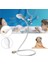 1.2m Köpek Duş Başlığı Sprey Kanalizasyon Süzgeç Pet Banyo Hortumu Lavabo Yıkama Saç Pet Kuaför Duş - 3