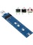M.2 - USB Adaptörü, B Tuşu M.2 SSD Adaptörü USB 3.0 (Kablo Gerekmez), USB - 2280 M2 SSD Sürücü Adaptörü, Ngff Dönüştürücü SSD Okuyucu Kartı 2