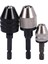1/4 Inç Hex Shank ile 3 Adet Anahtarsız Matkap Chuck Dönüşüm Aracı Set, Elektrikli Grinde Için Hızlı Bırakma Adaptörü Dönüştürücü 1