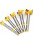 Adet Forstner Ipuçları Menteşe Sıkıcı Matkap Ucu Seti Marangozluk Için Ahşap Pencere Delik Kesici Burgu Ahşap Delme Çapı 15 20 25 30 35MM-SARI(Yurt Dışından) 3