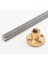 Purism Paslanmaz Çelik 8mm T8X2 Kurşun Vida Dişli Çubuk Trapez Acme Step [150MM] 5