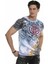 Cipo & Baxx CT643 İkiz Kafalı Puma Renkli T-Shirt 1