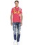CT604 Armalı Slim Fuşya Erkek Polo T-Shirt 4