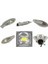50 Watt Cob Ledli Sokak Armatürü 12 Volt Sokak Armatürü 12v Amber-12 Volt 3