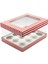 22X30X15 Pencere Kapaklı 12'li Cupcake Kutusu (10 Adet) 1