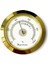 Analog Higrometre Nem Ölçer Humidor Puro Kutusu Için Metal Çerçeve Sarı-Beyaz 50MM 1