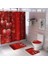 3 Adet Banyo Duş Perdesi Su Geçirmez Banyo Perdesi Seti Tuvalet Örtüsü Mat Kaymaz Banyo Halısı(Yurt Dışından) 2