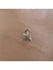 Cerrahi Çelik Zirkon Taş Bezeli Kutup Yıldızı Piercing - Bar Uzunluğu 6 Mm- 1 Adet 3