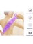 2 Adet Banyo Vücut Fırçası, Peeling Uzun Silikonlu Sırt Scrubber, Temizlemesi Kolay, Iyi Köpürüyor, Çevre Dostu, Yeşil ve Mor 5