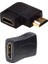 1 Adet Aurum Serisi HDMI Dişi/dişi Bağlayıcı ve 1 Adet HDMI Erkek - HDMI Dişi Dik Açı Bağlantı Noktası Adaptörü 1