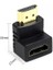 5 Paket HDMI 90 Derece Sağ Açı Adaptörü Altın Kaplama HDMI Erkek - Dişi Konnektör U Stick, Ps4, Ps3 Için 3D 1080P HDMI Genişleticiyi Destekler 2