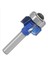 Quanbu 2020 8mm Shank Ağaç Işleme Freze R1MM R2MM R3MM Kırpma Bıçağı Kenar Düzeltici 4 Diş Ahşap Freze Ucu 3 Adet 5
