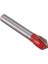 Eıtgzwas 1Adet 1/4 x 3/8 Inç V Tipi Yerleştirme Yuvası Kesici Freze Uçları Ve 5 Adet Push Fit Tüp 1/4 Inç Diş Dokunun Erkek Hızlı Bağlantı Seti - Kırmızı (Yurt Dışından) 3