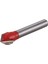 Eıtgzwas 1Adet 1/4 x 3/8 Inç V Tipi Yerleştirme Yuvası Kesici Freze Uçları Ve 5 Adet Push Fit Tüp 1/4 Inç Diş Dokunun Erkek Hızlı Bağlantı Seti - Kırmızı (Yurt Dışından) 5