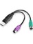 2 Adet Ps2 USB Adaptör Kablosu Çift Ps2 Kadın USB Erkek Dönüştürücü Adaptör Pc Laptop Mouse Için Anahtarlı 4