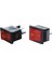 2 Adet Kcd4 Dpst On-Off 4 Pinli Rocker Boat Switch 15A/20A & 3 Adet Red Light 4 Pin Dpst On-Off Snap In Boat Rocker Switch 2