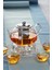 1600ML Isıya Dayanıklı Süzgeçli Cam Demlik 1