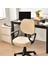 Office Sandalyesi İçin Çıkarması Temizlenmesi Kolay Kılıf - Bej (Yurt Dışından) 5