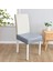 Pu Deri Yemek Odası Sandalye Koltuk Kapakları Sandalye Slipcover Parti Siyah Için Çıkarılabilir (Yurt Dışından) 3