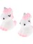 2 x Unicorns Minyatür Peri Bahçe Unicorns Peri Bahçe Dollhouse Pink Için (Yurt Dışından) 4